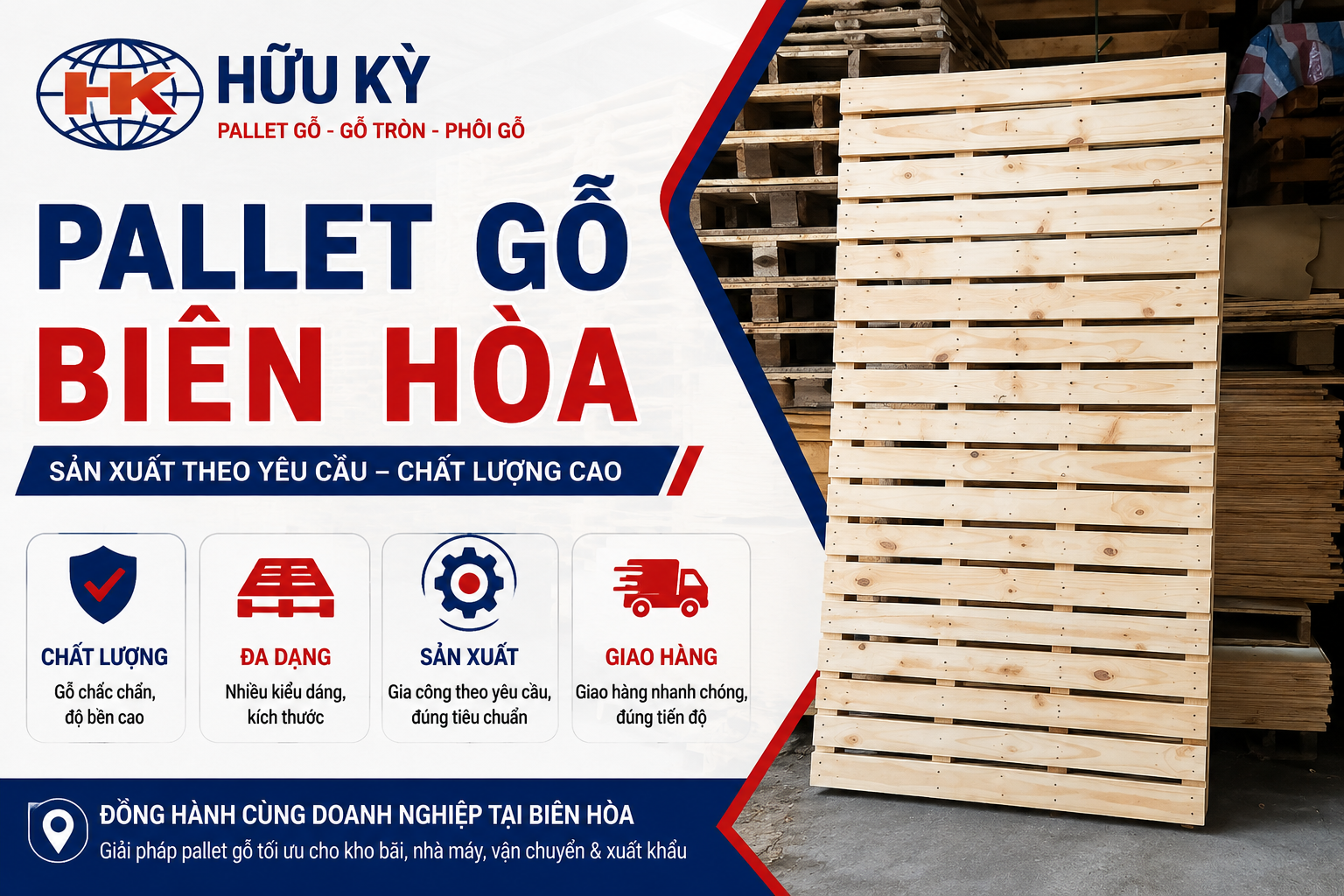 Pallet Gỗ Biên Hòa